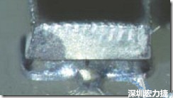 不沾錫，空焊不沾錫