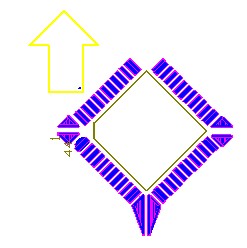 OFP和PLCC型集成塊如采用紅膠工藝過波峰,需采用斜角45度方式擺放，且每邊的最后一個(gè)引腳均需添加盜錫焊盤