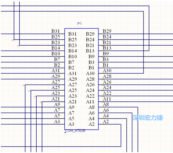 雙擊 1.SchDoc，文件可以被正常打開，下圖是其中的一部分：