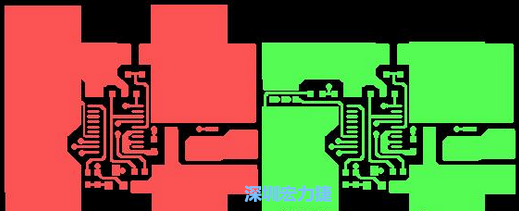 此操作可使文件中大部分的焊盤輸出后仍為焊盤，不會成為線性焊盤，并且不會產(chǎn)生像下圖一樣的短路情況