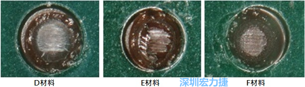圖14- 冷球拉力試驗(yàn)后，光學(xué)顯微鏡下的失效模式